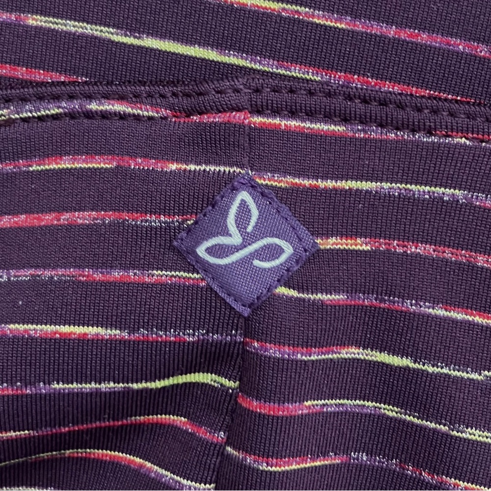 Prana Purple Striped Ivy Tank Athleisure Dress. Small. Gorpcore Gorp Backless - Picture 11 of 13
